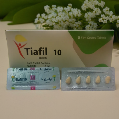 Original Tiafil 10mg (Tadal-@-fil) | Iran Imported Pack of 5 T@bs