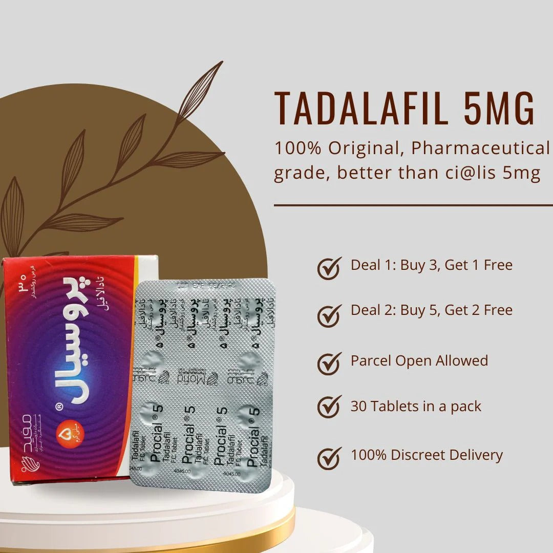 Irani Procial 5mg | Pack of  30 T@bs (C-5 Alternative).